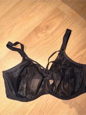 Elomi Bra Size 36I Black Full Coverage EL4350